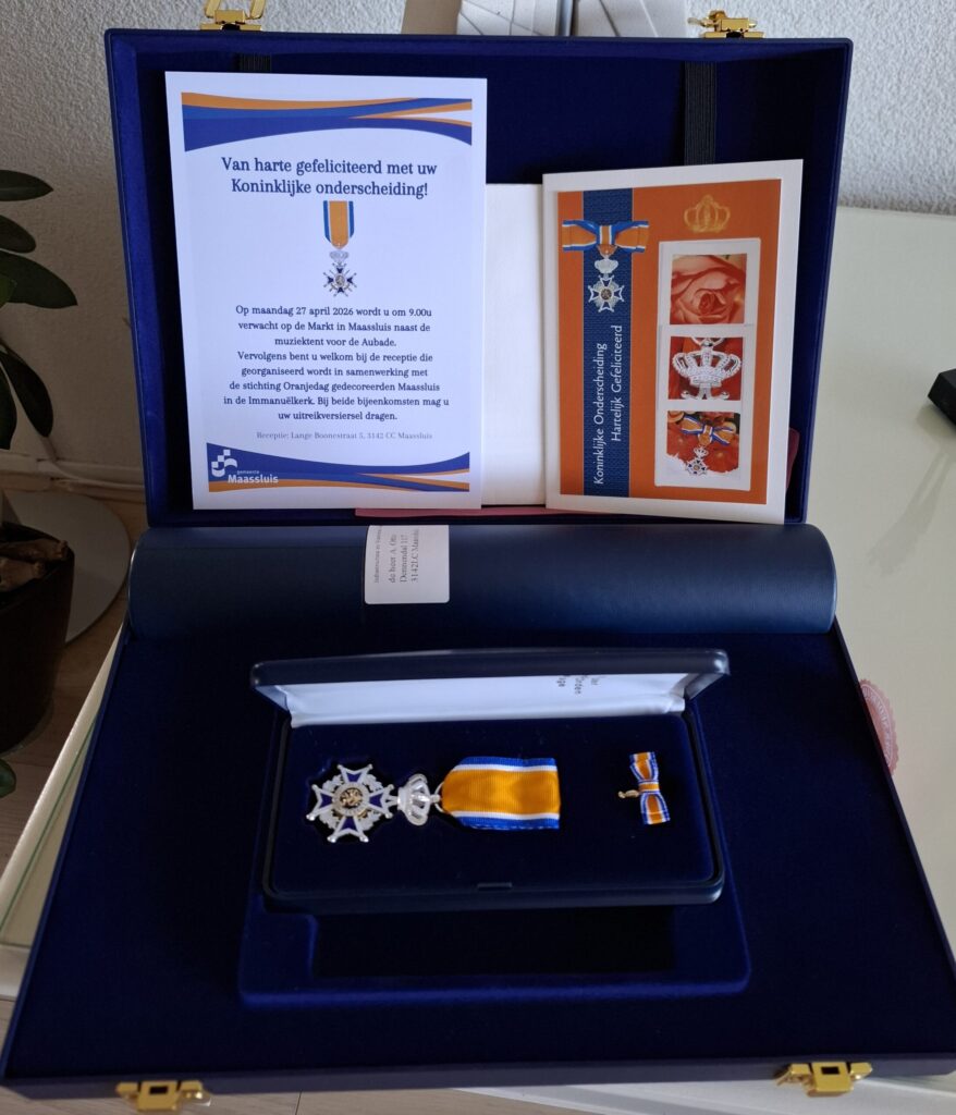 Koninklijke onderscheiding Bert Otto