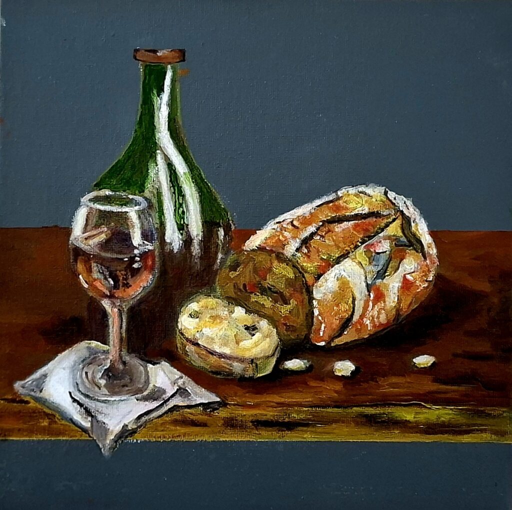 Wijn en brood